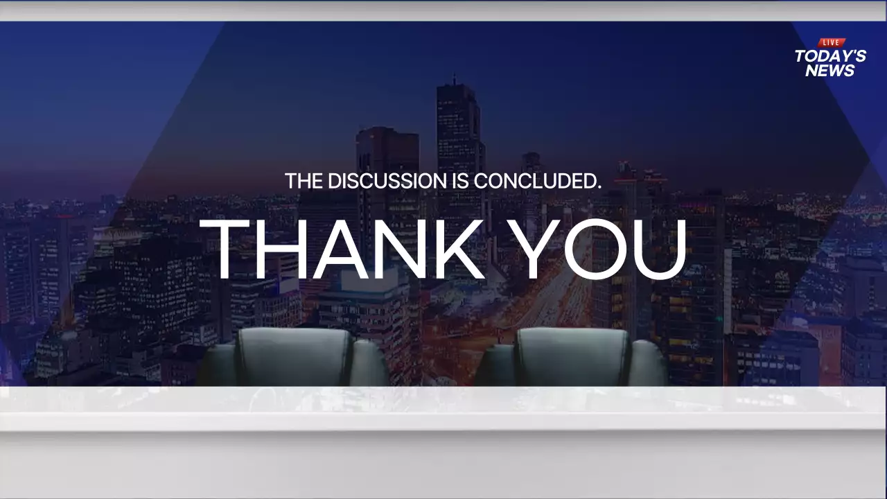 Blue Modern News Announcement Presentation