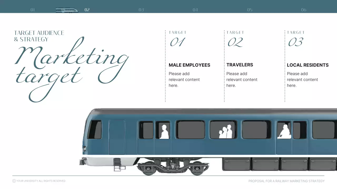 블루 엘레강트 철도 마케팅 계획 프레젠테이션