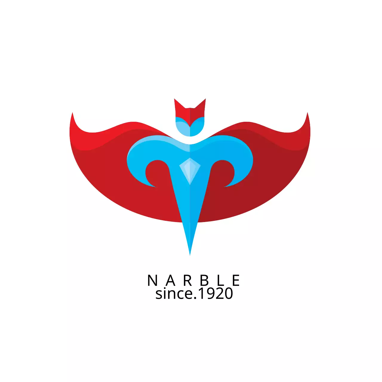 Red Modern Superhero Logo