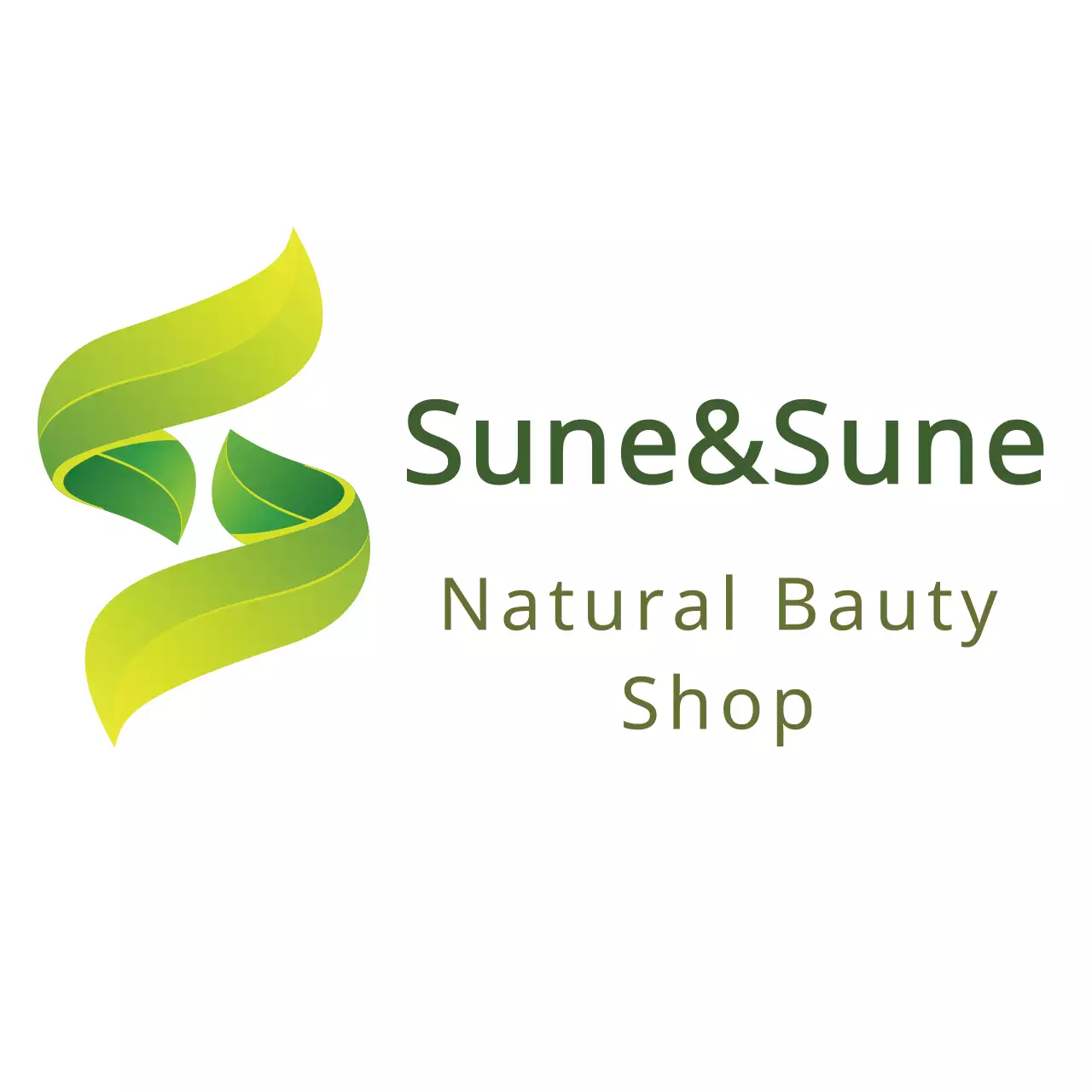 Green Modern Beauty Promotion Logo