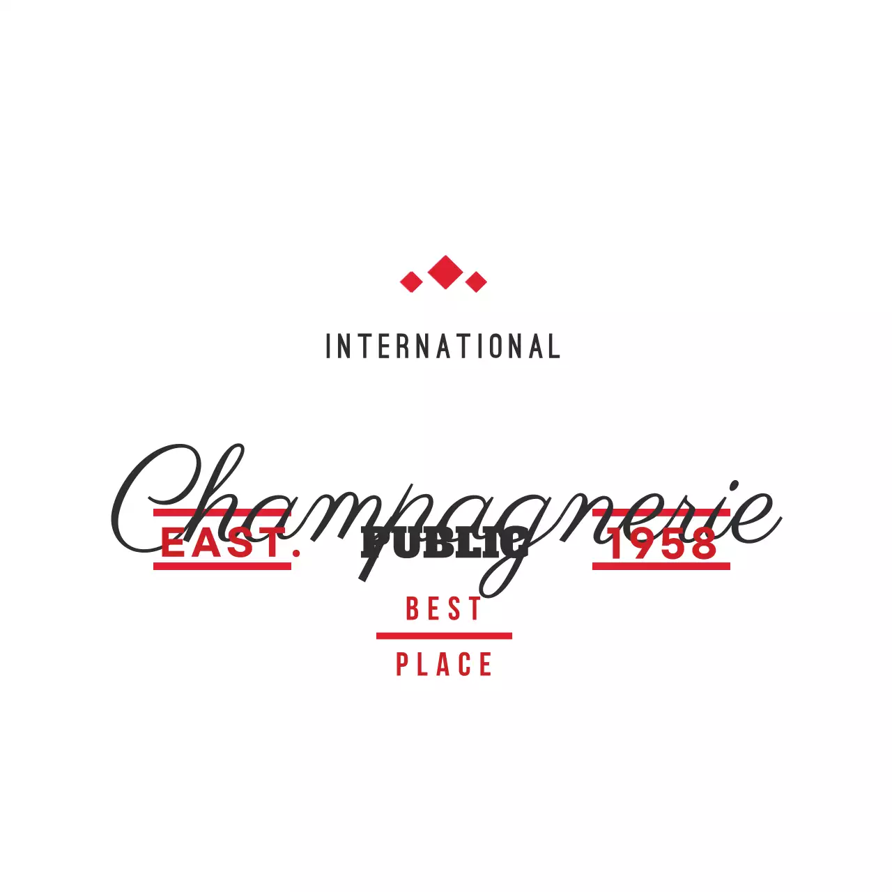 White Modern Event Invitation Logo