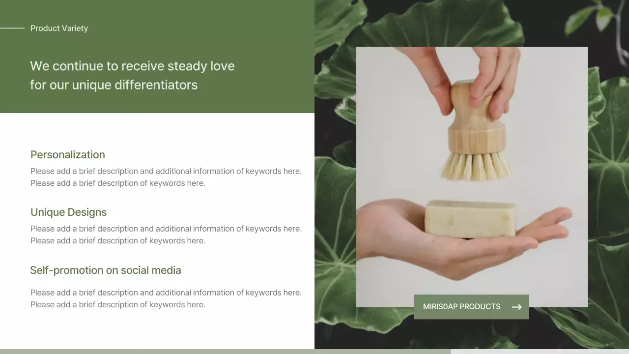 Green Minimal Soap Promotion Presentation