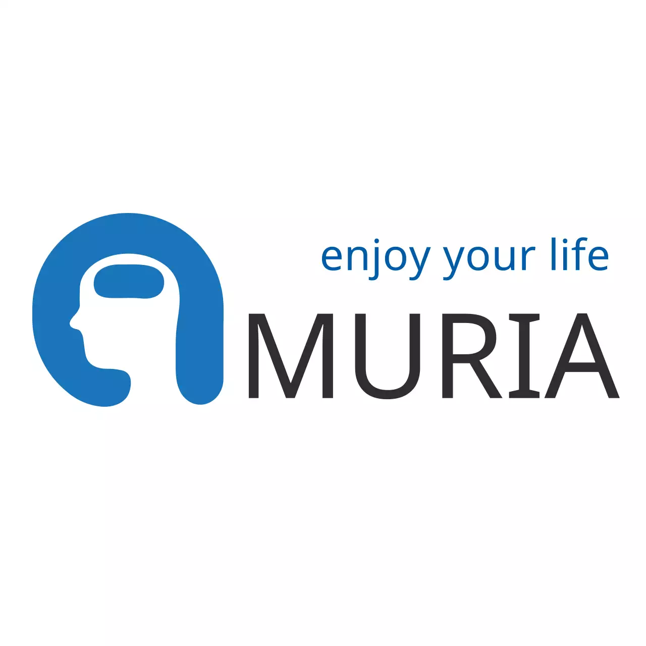 Blue Modern Life Promotion Logo