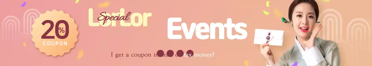 Banner de promoção de cupom moderno bege