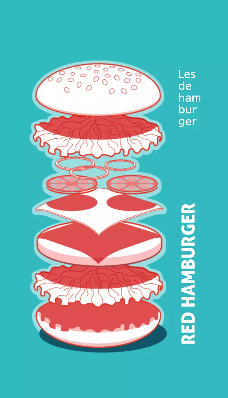 HAMBURGER ĐỎ