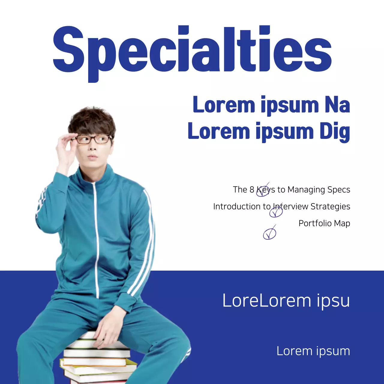 Blue Modern Education Guide Banner