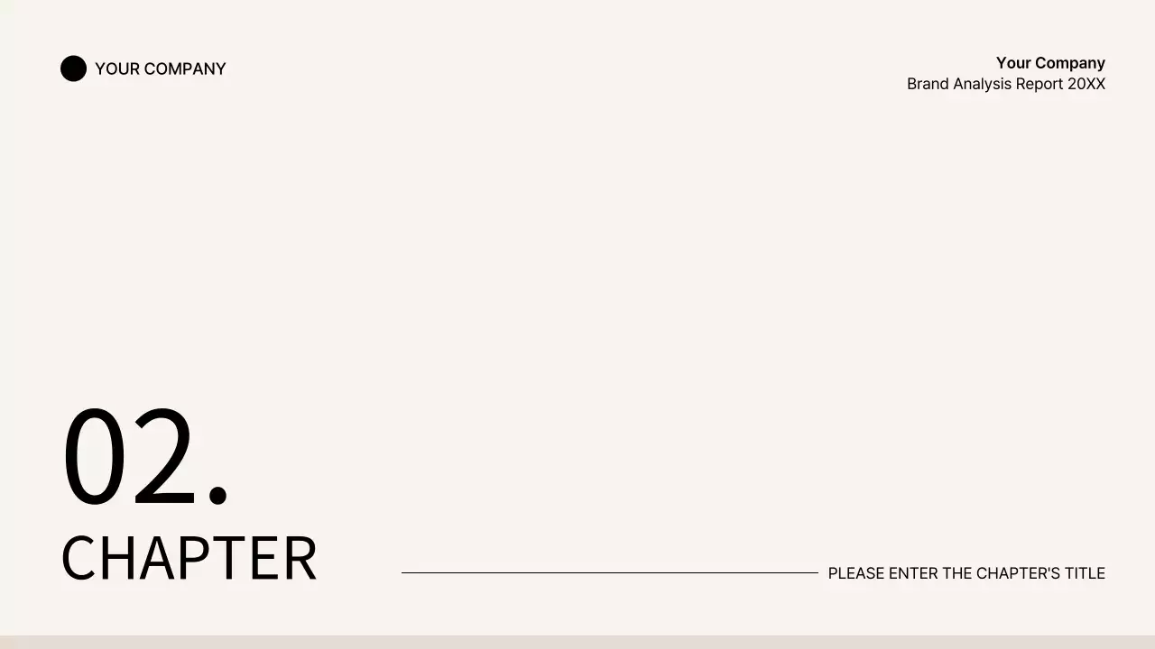 Beige Minimalist Business Report Presentation