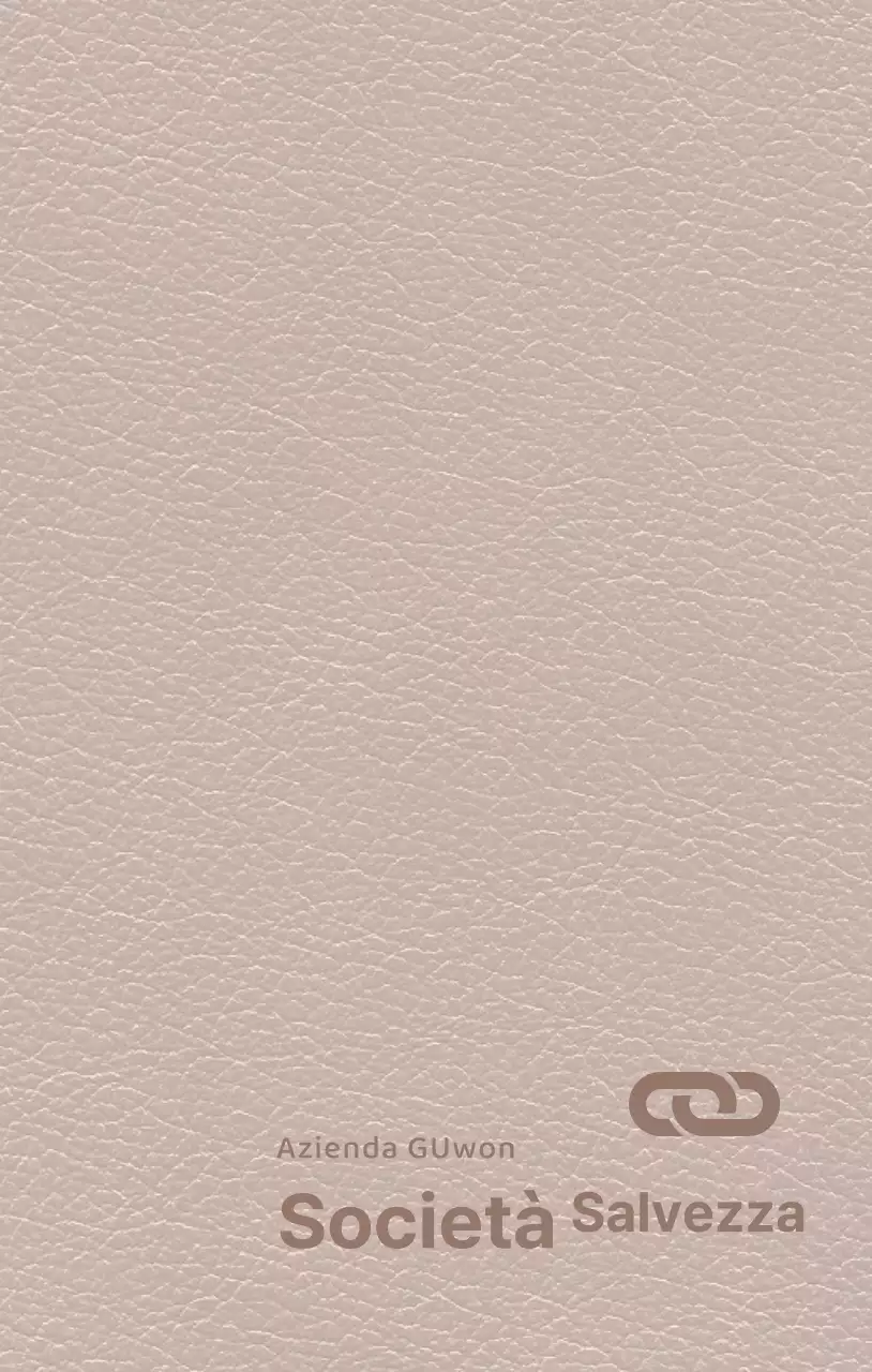 Copertina del diario con logo aziendale