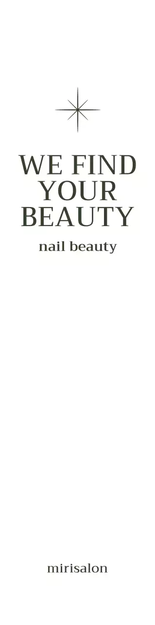 Konsep salon kuku yang mewah dengan ilustrasi mengkilap berwarna hijau tua dan bahasa Inggris