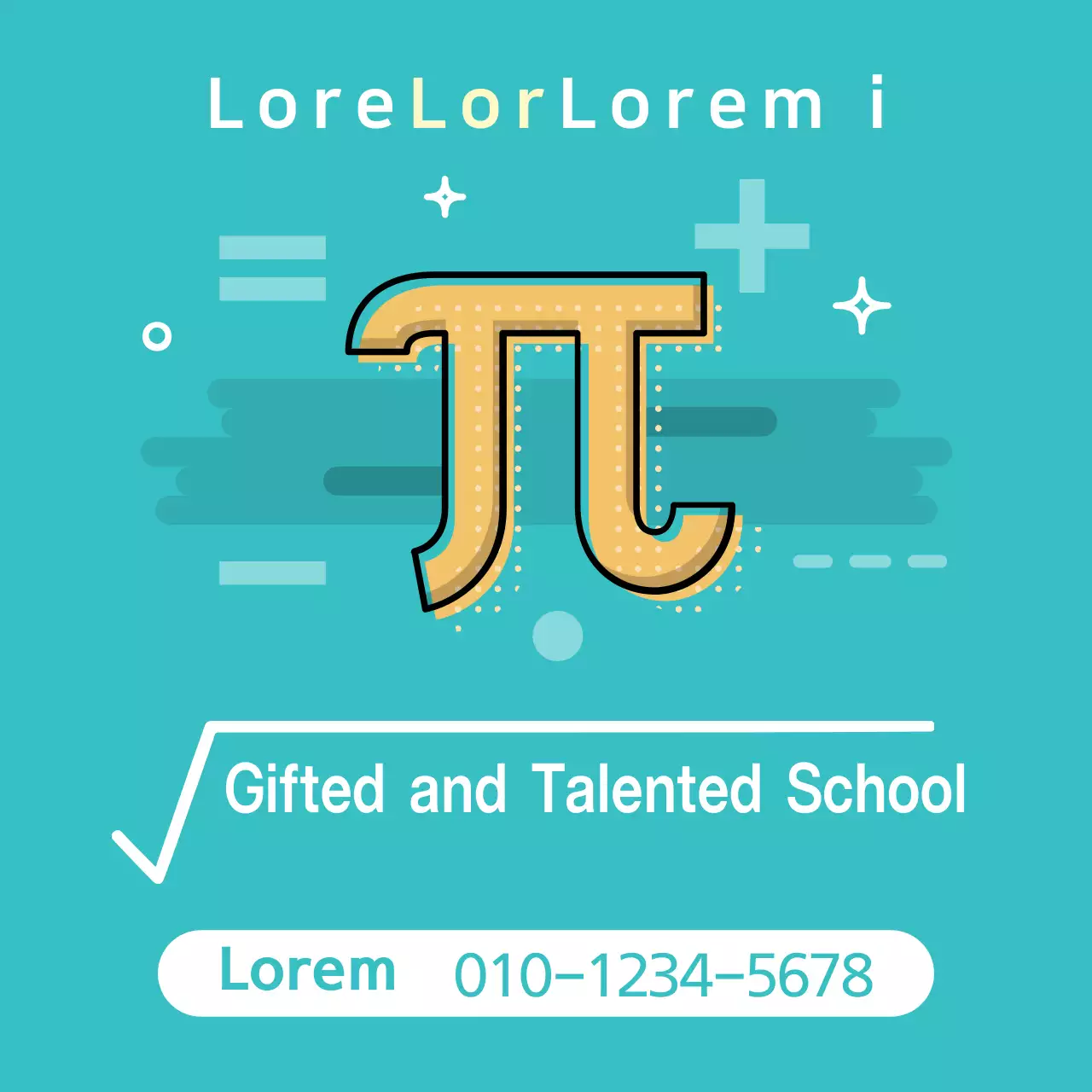 Teal Modern School Promotion Banner