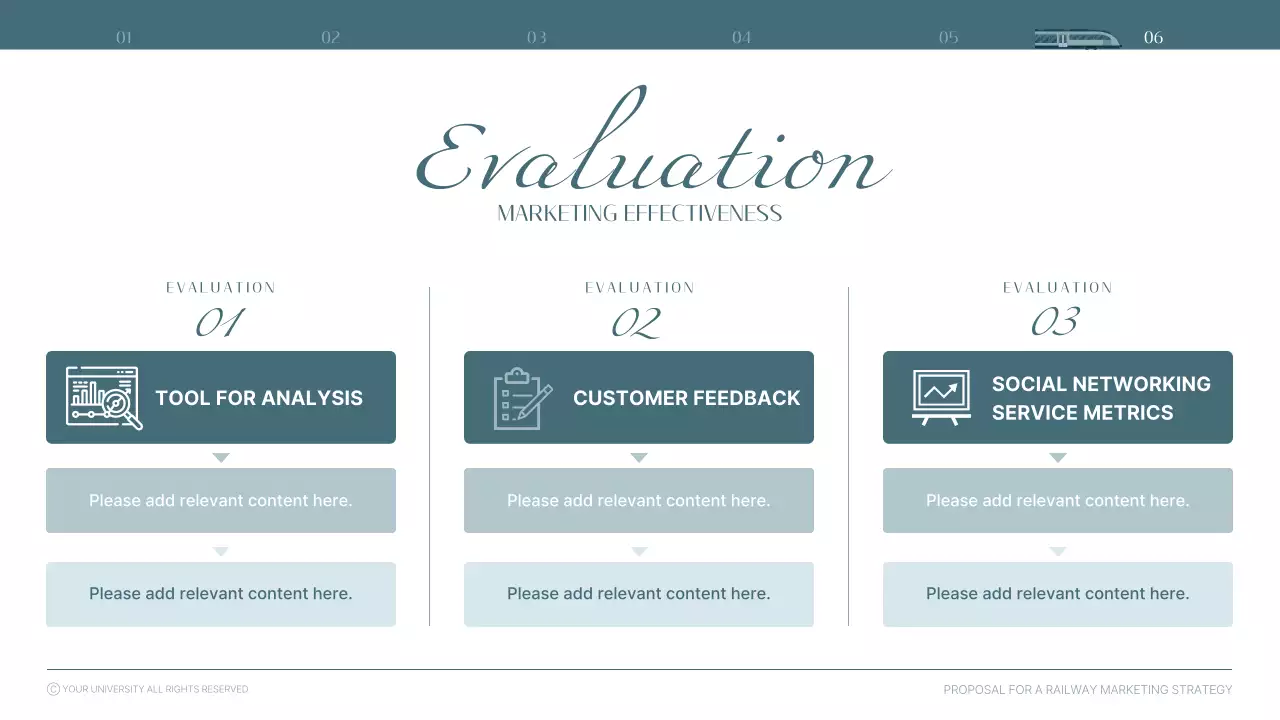 블루 엘레강트 철도 마케팅 계획 프레젠테이션