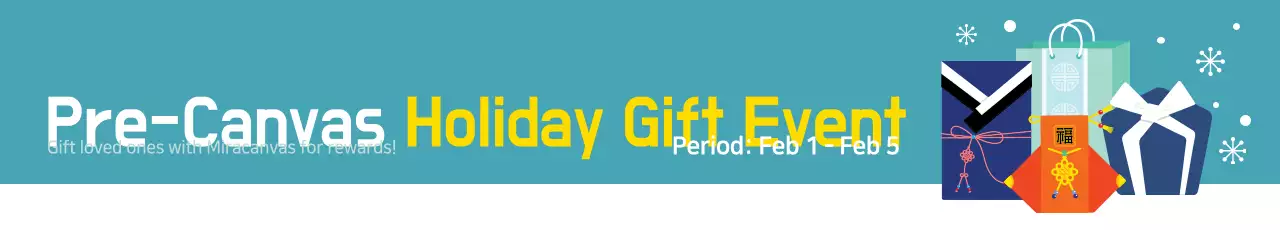 Eventos de presentes para o Ano Novo Chinês