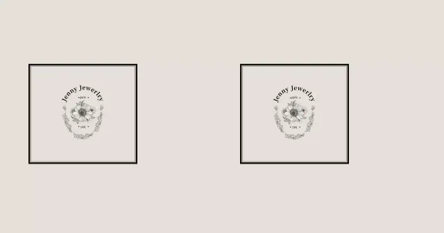 Beige Simple Flower Illustration