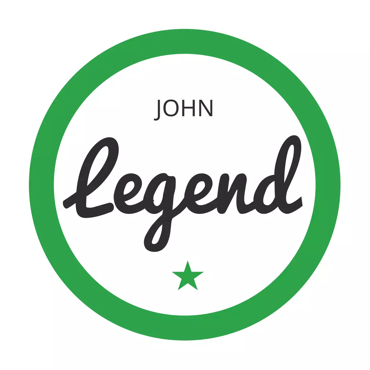 Logo thiết kế tối giản màu xanh lá cây