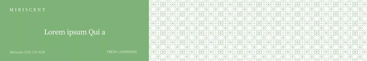 Papel de embrulho para difusor de fundo com padrão verde