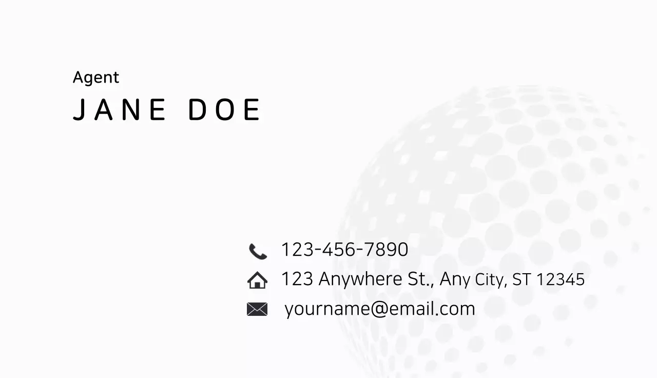 Blue Modern Construction Advertisement Business Card