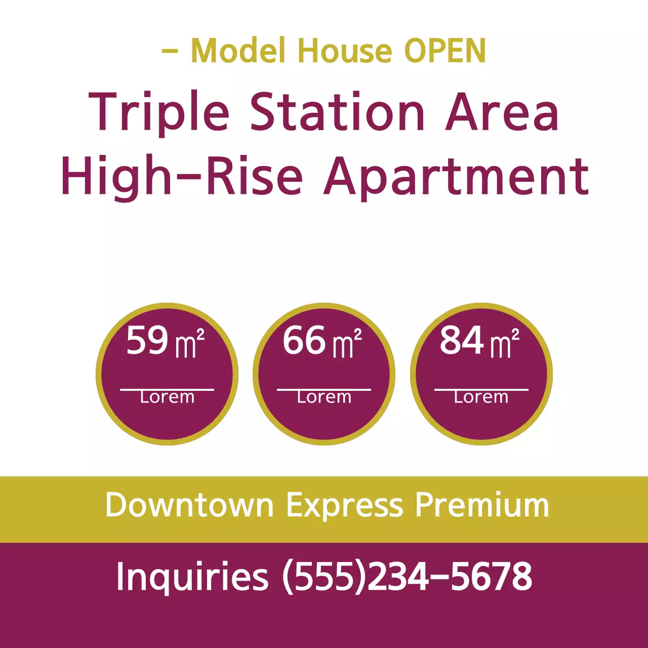 White Modern Apartment Promotion Banner