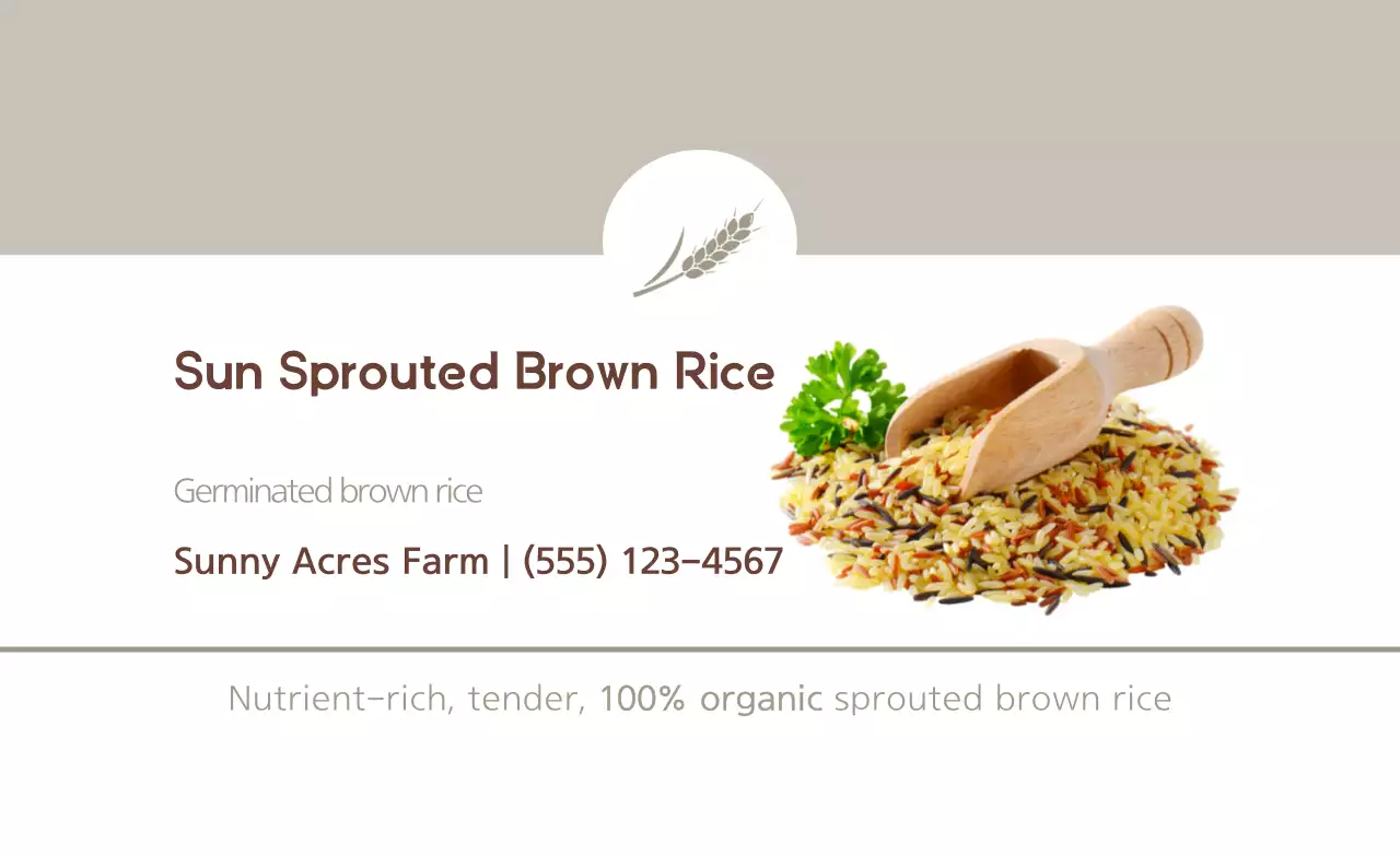 Banner Promocional Orgânico Minimalista Bege