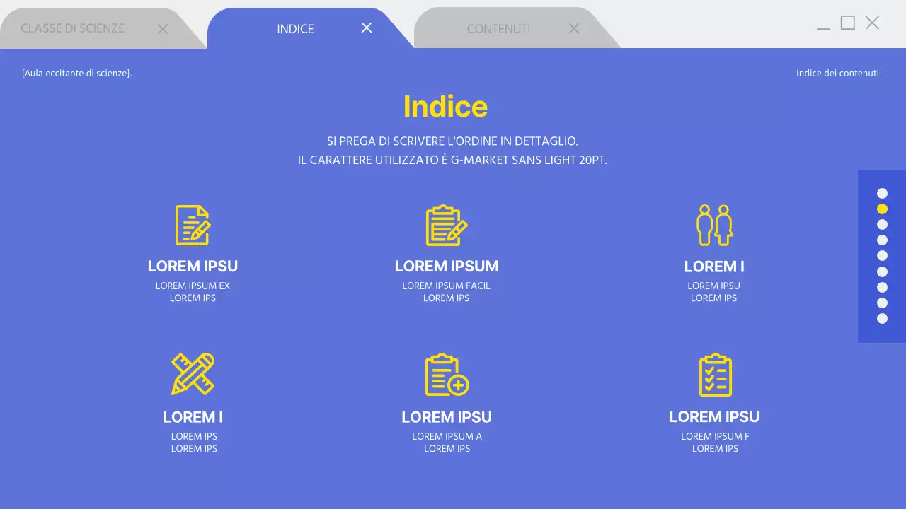 Presentazione del programma doposcuola