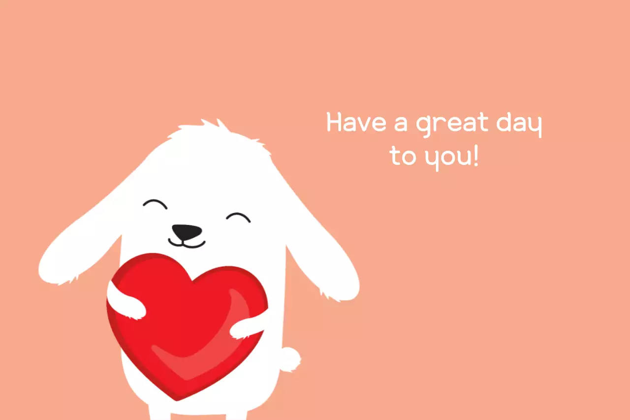 Spanduk Kartu Ucapan Sederhana Persik