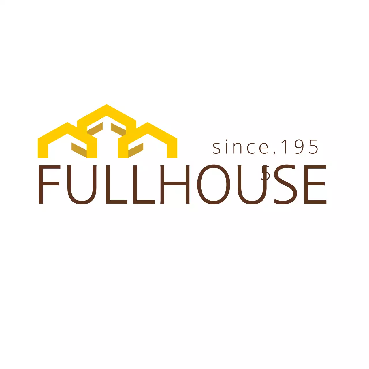 Yellow Minimal Real Estate Advertisement Logo