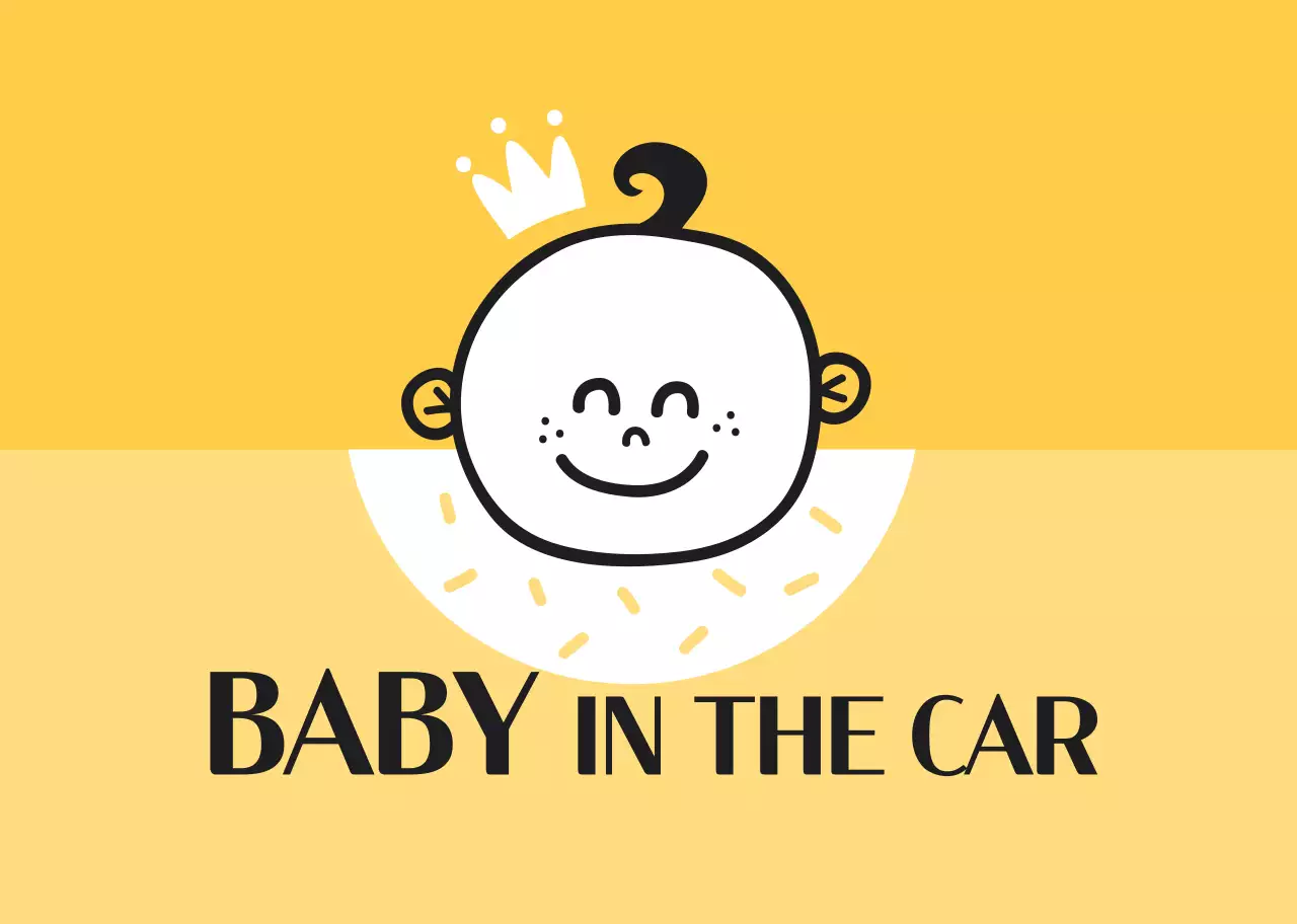 minh họa màu vàng cưỡi trẻ em 