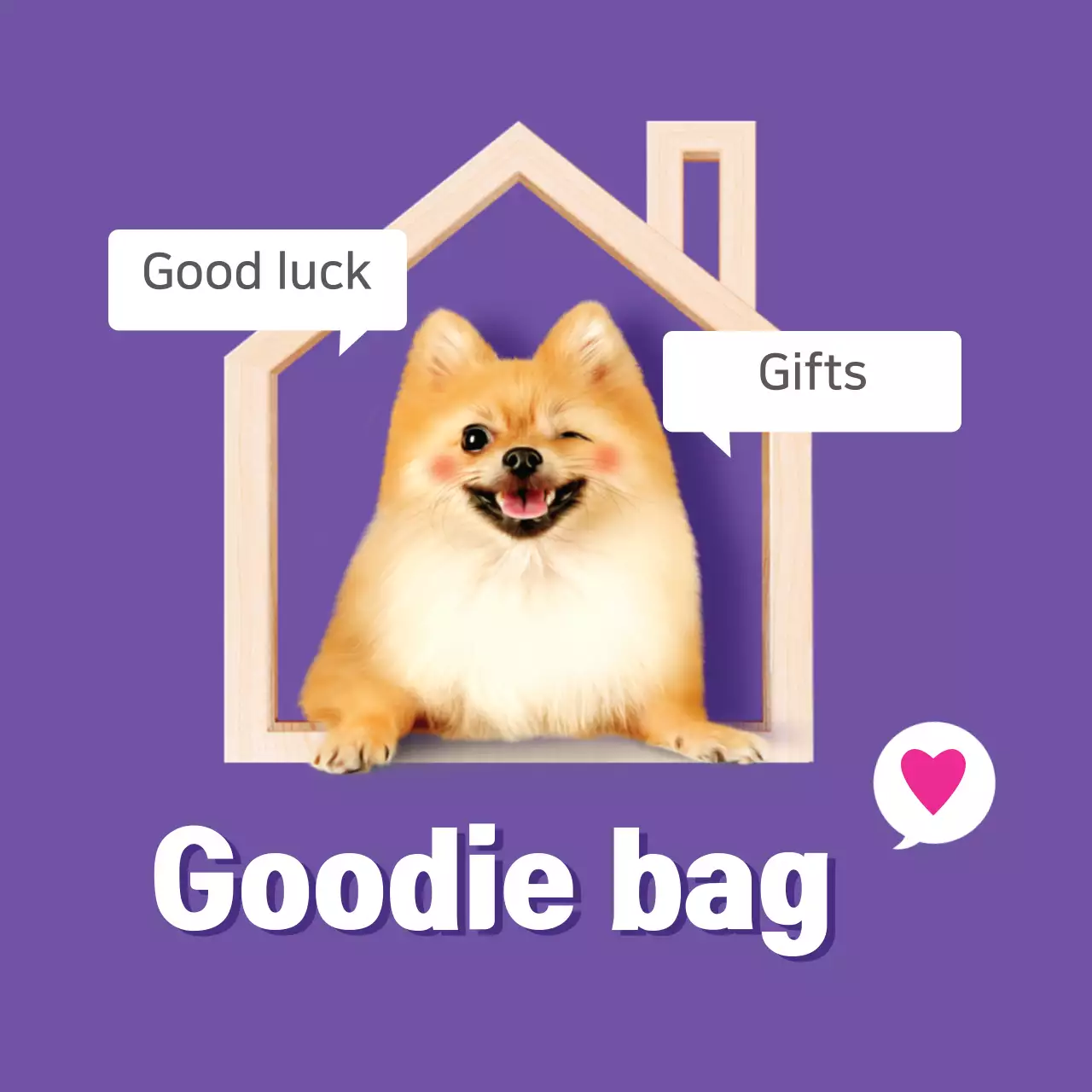 Purple Trendy Pet Gifts Promotion Banner