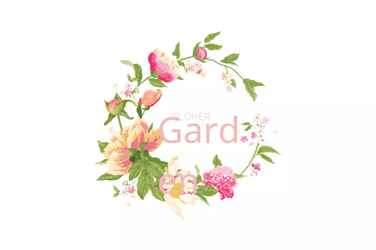 Pink Floral Garden Invitation Banner