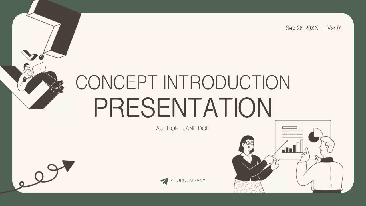 Beige Minimal Document Presentation