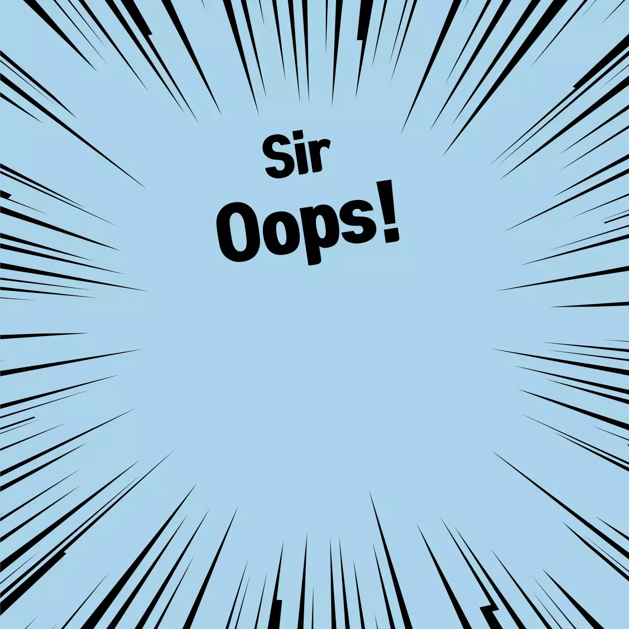 Blue Comic Joke Meme Banner