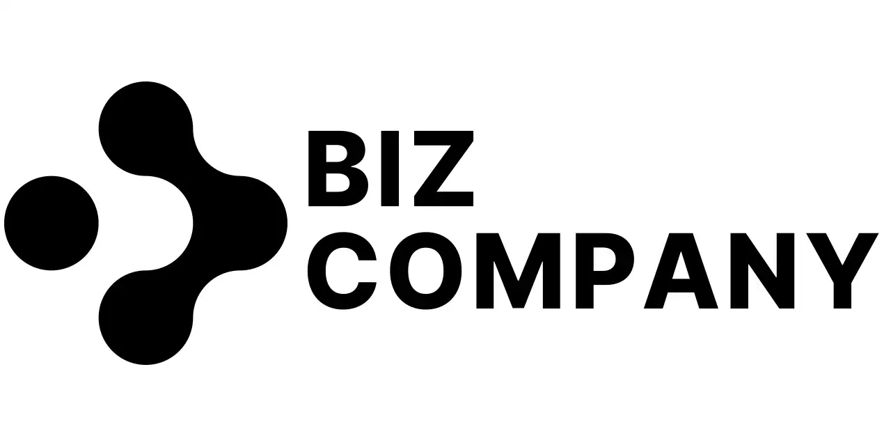 Clean and simple round symbol logo style in black for a company