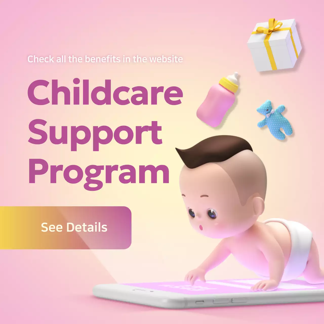 Beige Modern Family Promotion Instagram Post