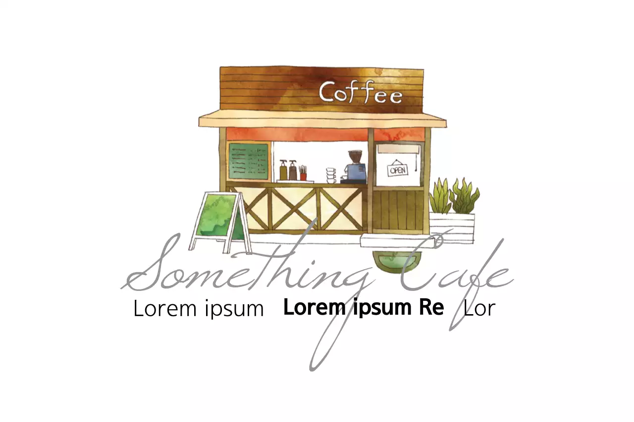 Brown Rustic Cafe Menu Banner