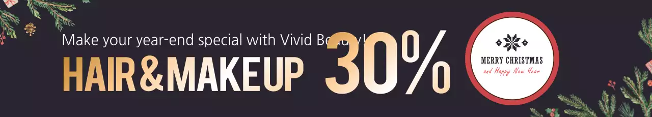 Banner de promoção de beleza elegante preta