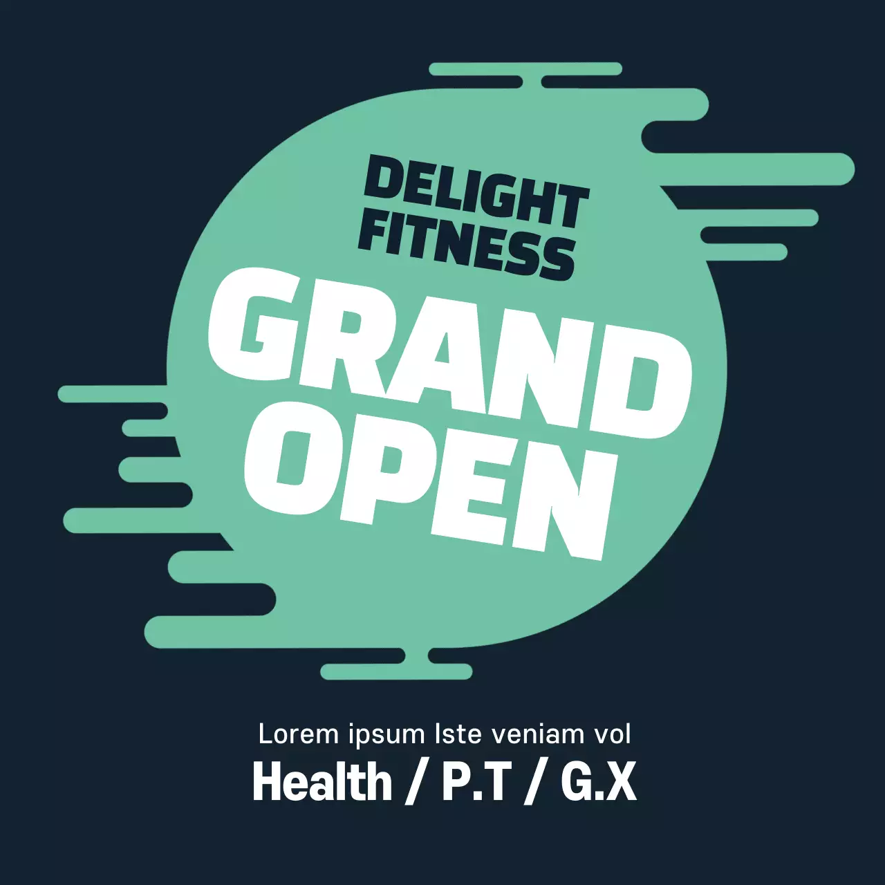 Mint Modern Fitness Promotion Banner