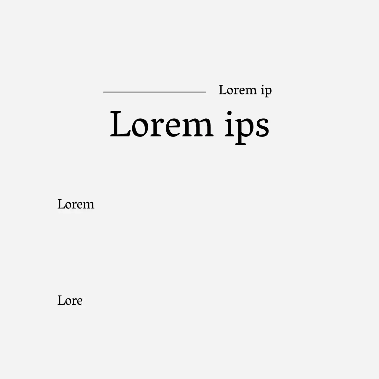 Etichetta da cucina grigia con testo semplice