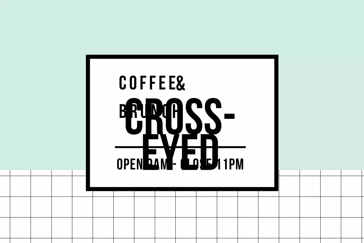 Spanduk Promosi Kopi Minimalis Putih