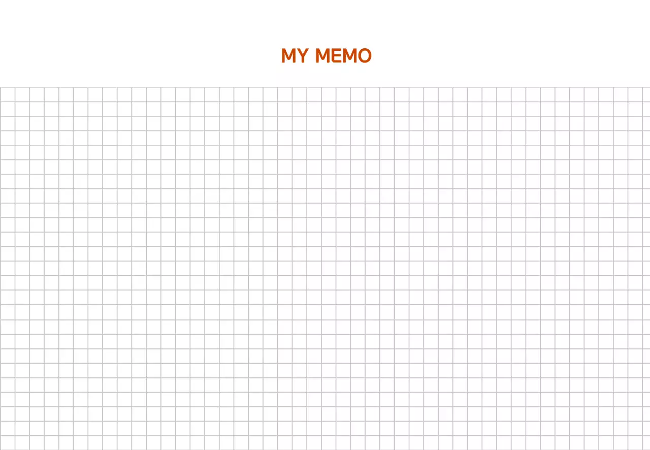 Bản ghi nhớ lưới đơn giản màu trắng