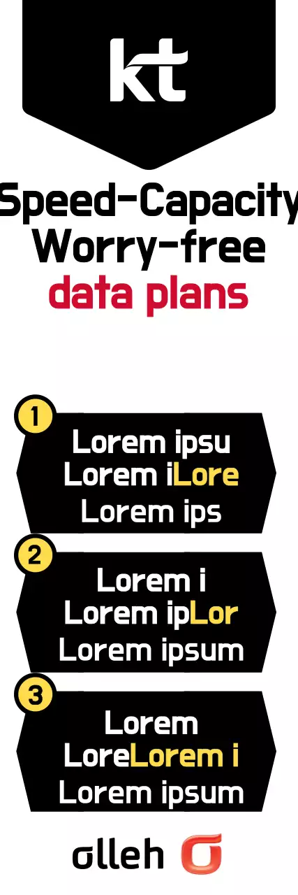 Banner promocional de planos de dados modernos pretos