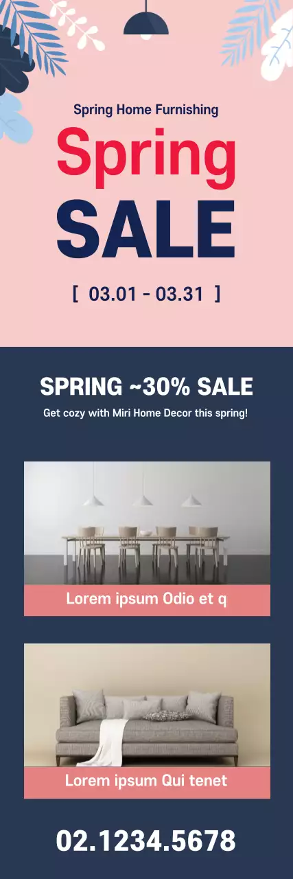 Banner de promoção de venda de casa moderna rosa