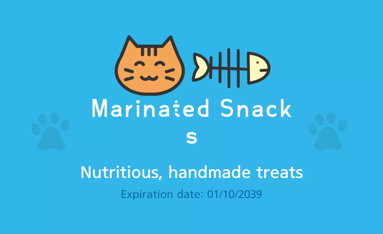 Blue Simple Cat Advertisement Banner