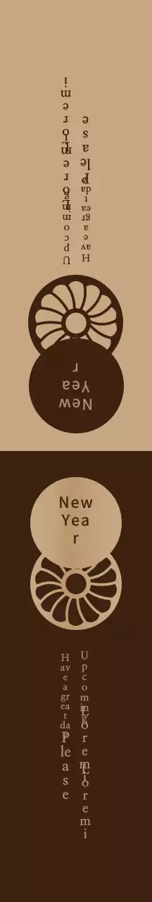 Ilustrasi coklat kemasan Tahun Baru tradisional