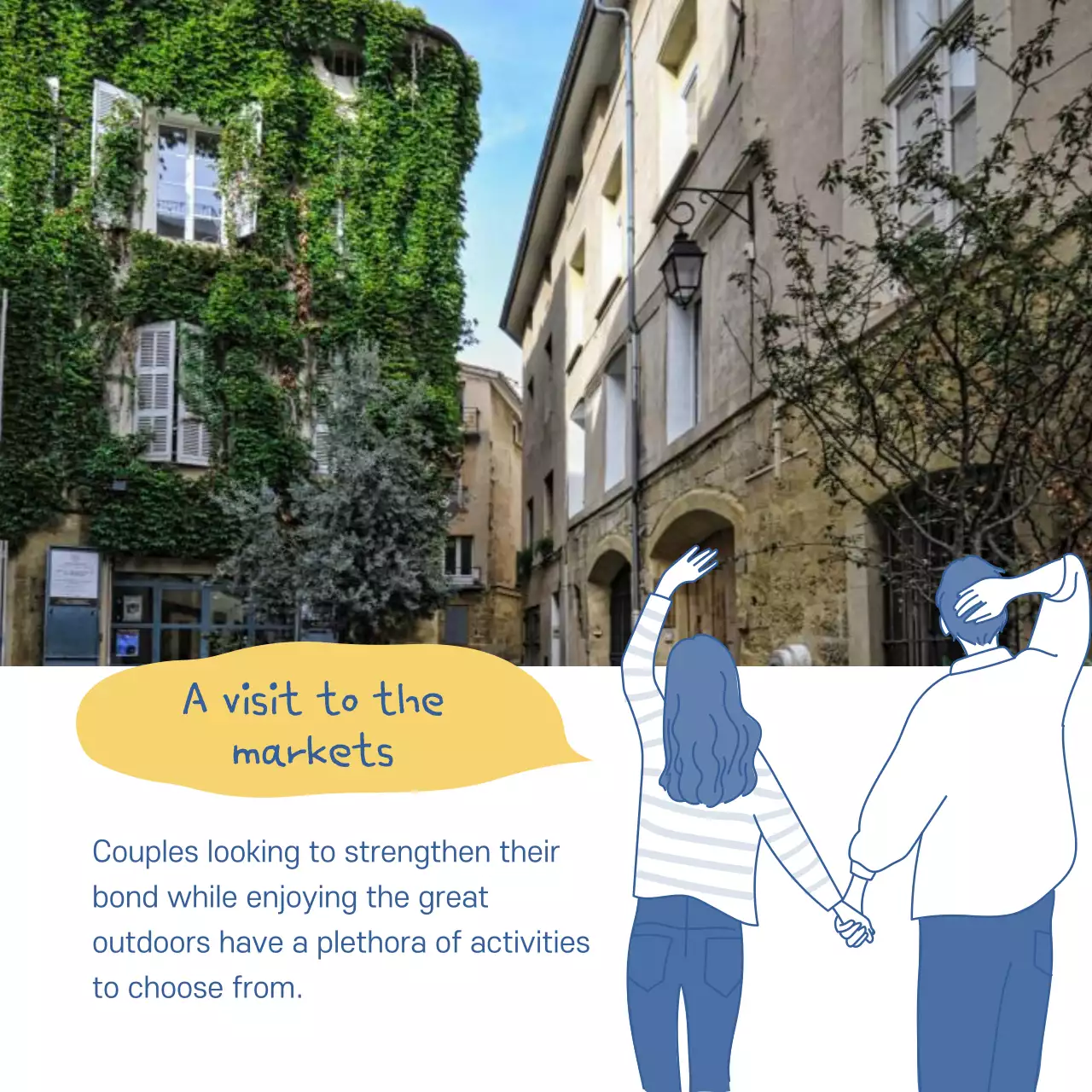 Blue Trendy Couples Guide Instagram Carousel