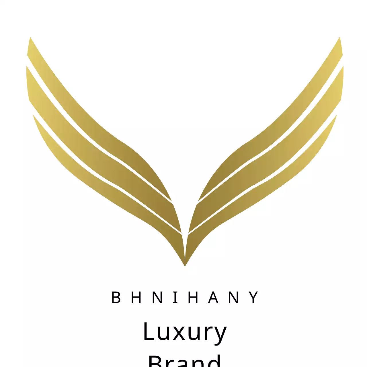 Gold Luxury Brand Promotion Logo