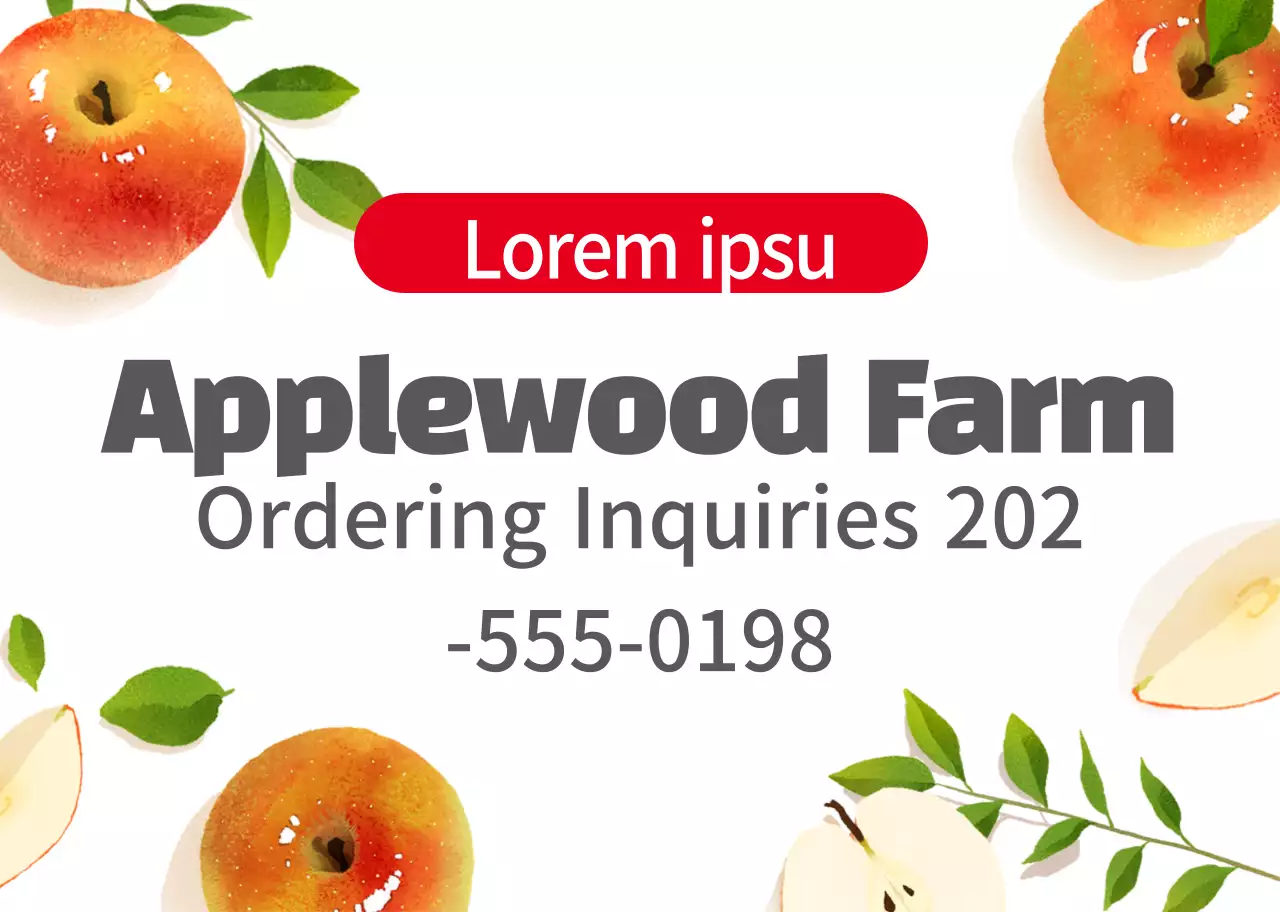 Khuyến mãi vườn cây minh họa trang trại trắng 