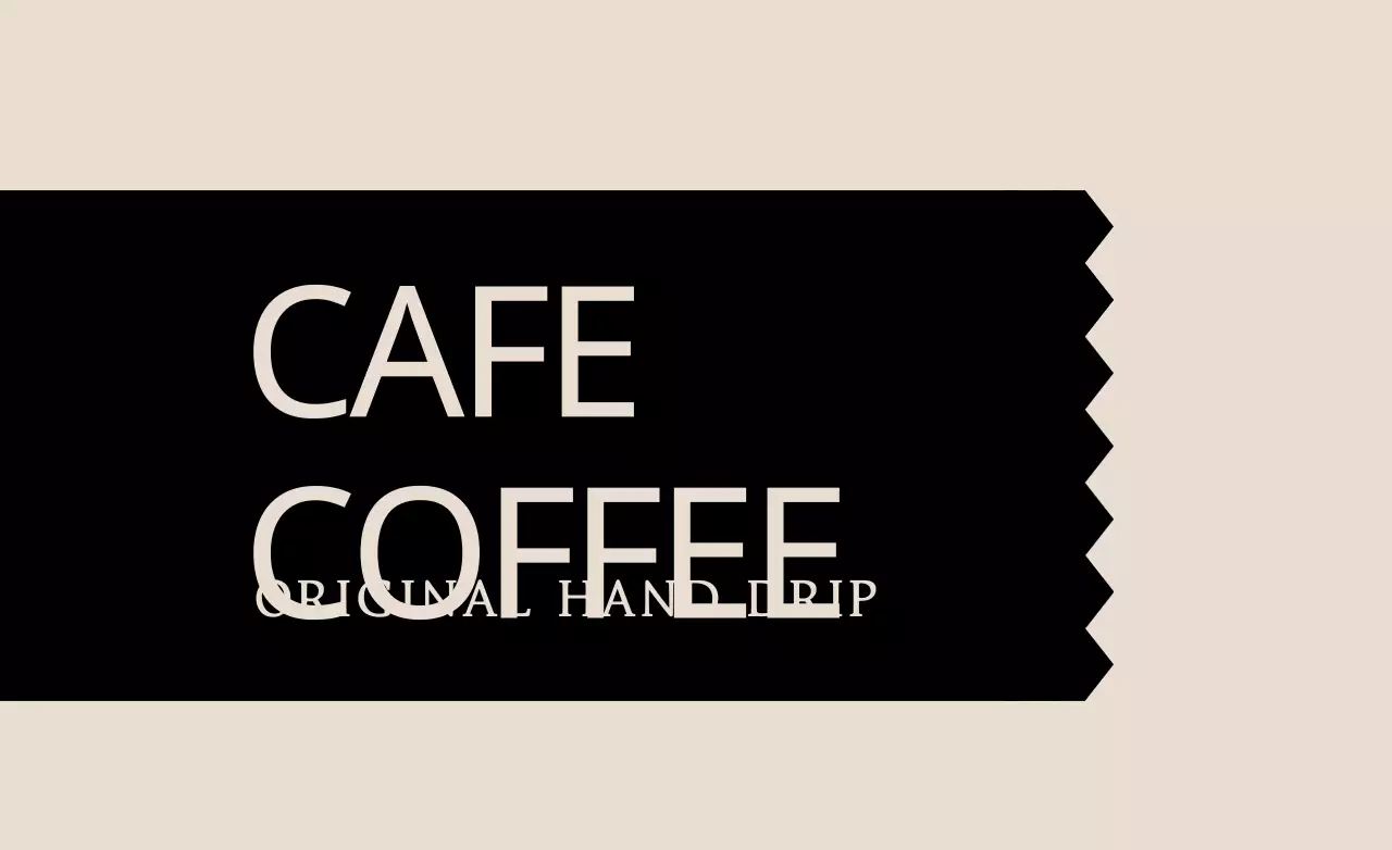 Banner de propaganda de café minimalista bege