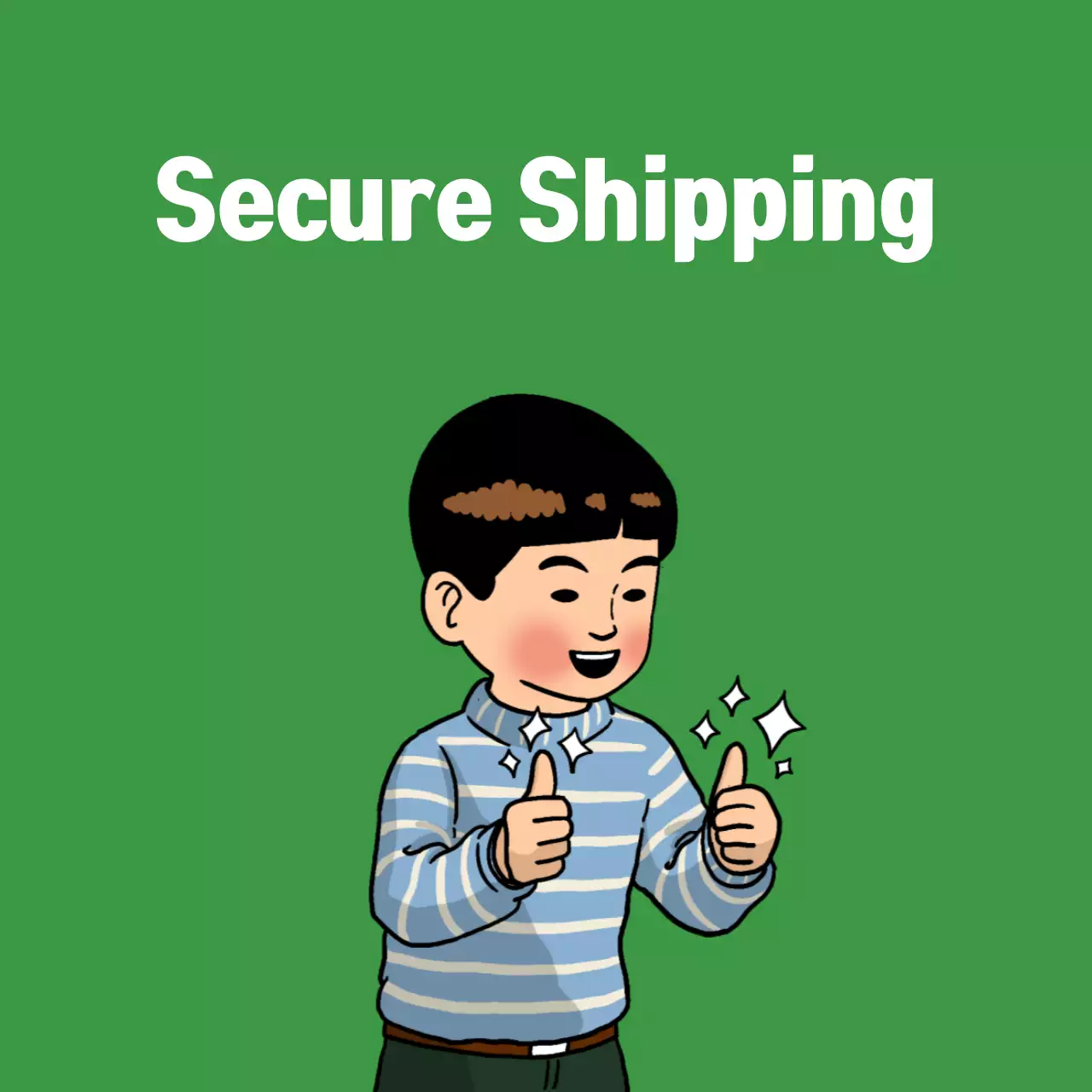 Green Comic Shipping Advertisement Banner
