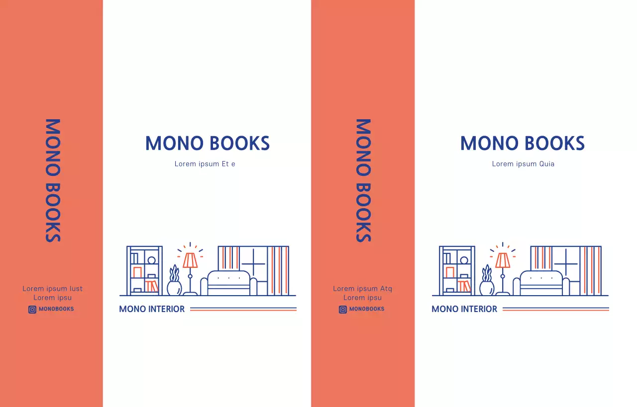 Saco de compras de papelDesign de livraria