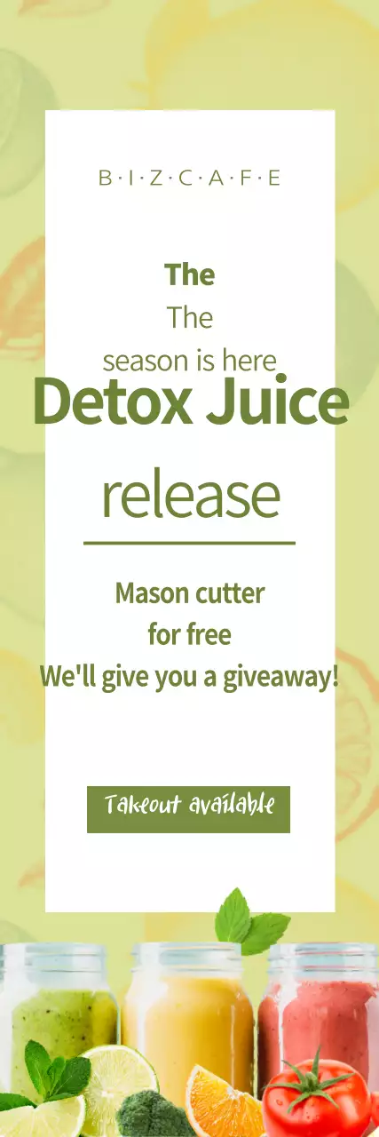 Lançamento de sumos detox