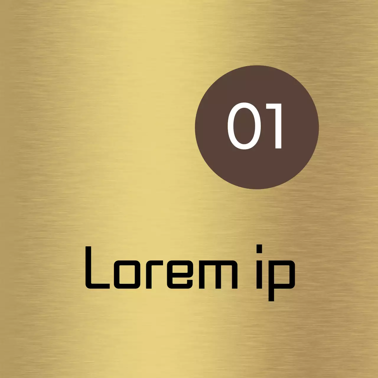 A simple placeholder sign with brown and black corporate department names and square shapes.